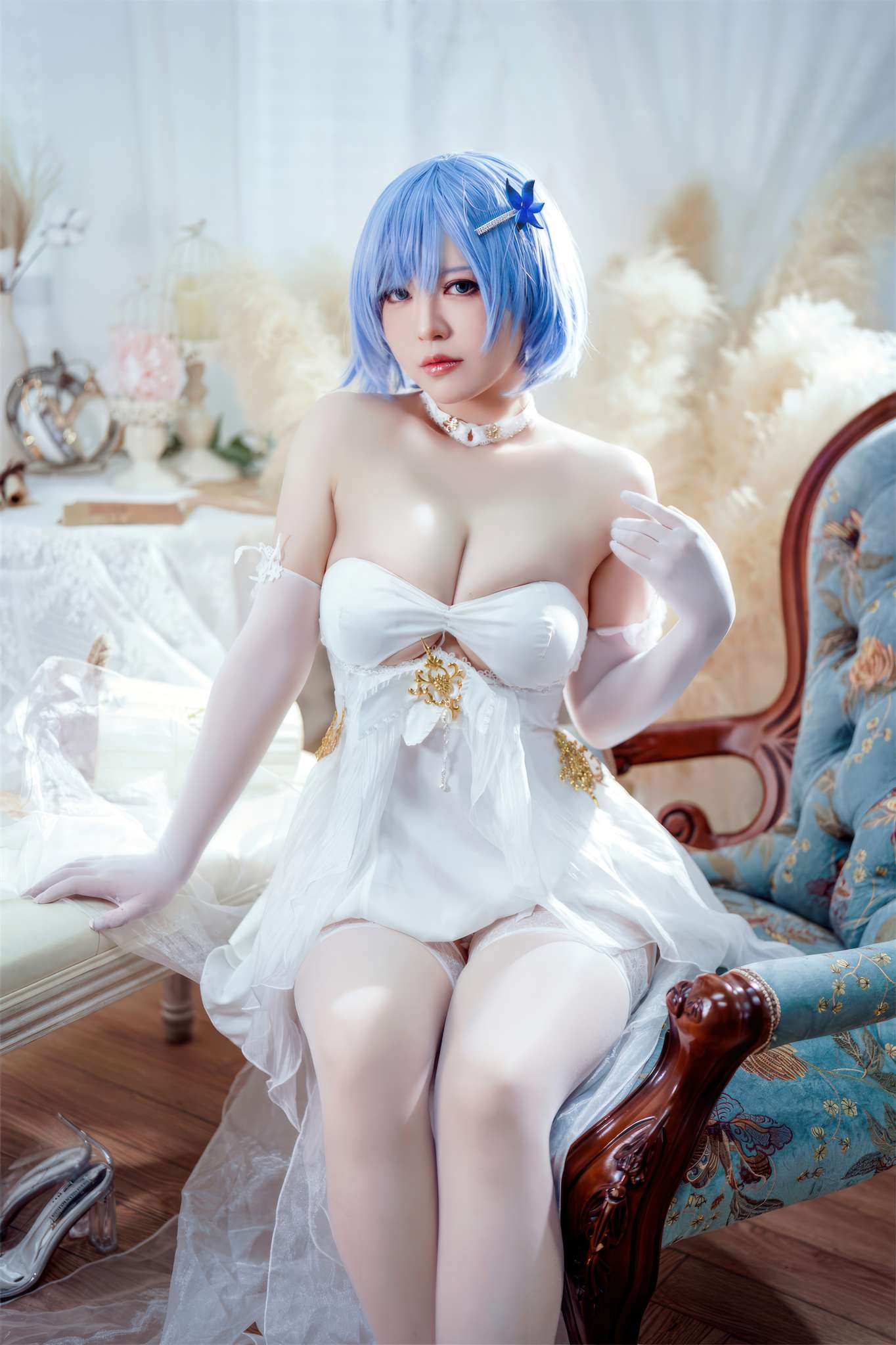 半半子 Vol.086 碧蓝航线 恰巴耶夫 白骑兵的旋律 礼服 [65P2V-308M]-吾爱二次元