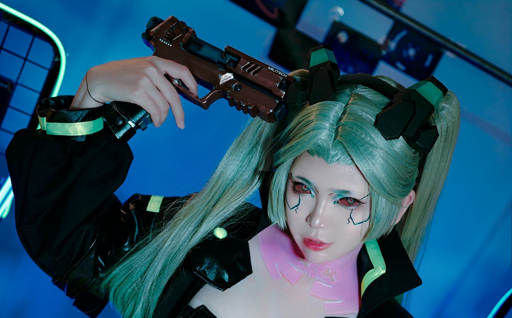 ZinieQ Vol.036 Cyberpunk2077 Rebecca[44P3V-514M]-吾爱二次元