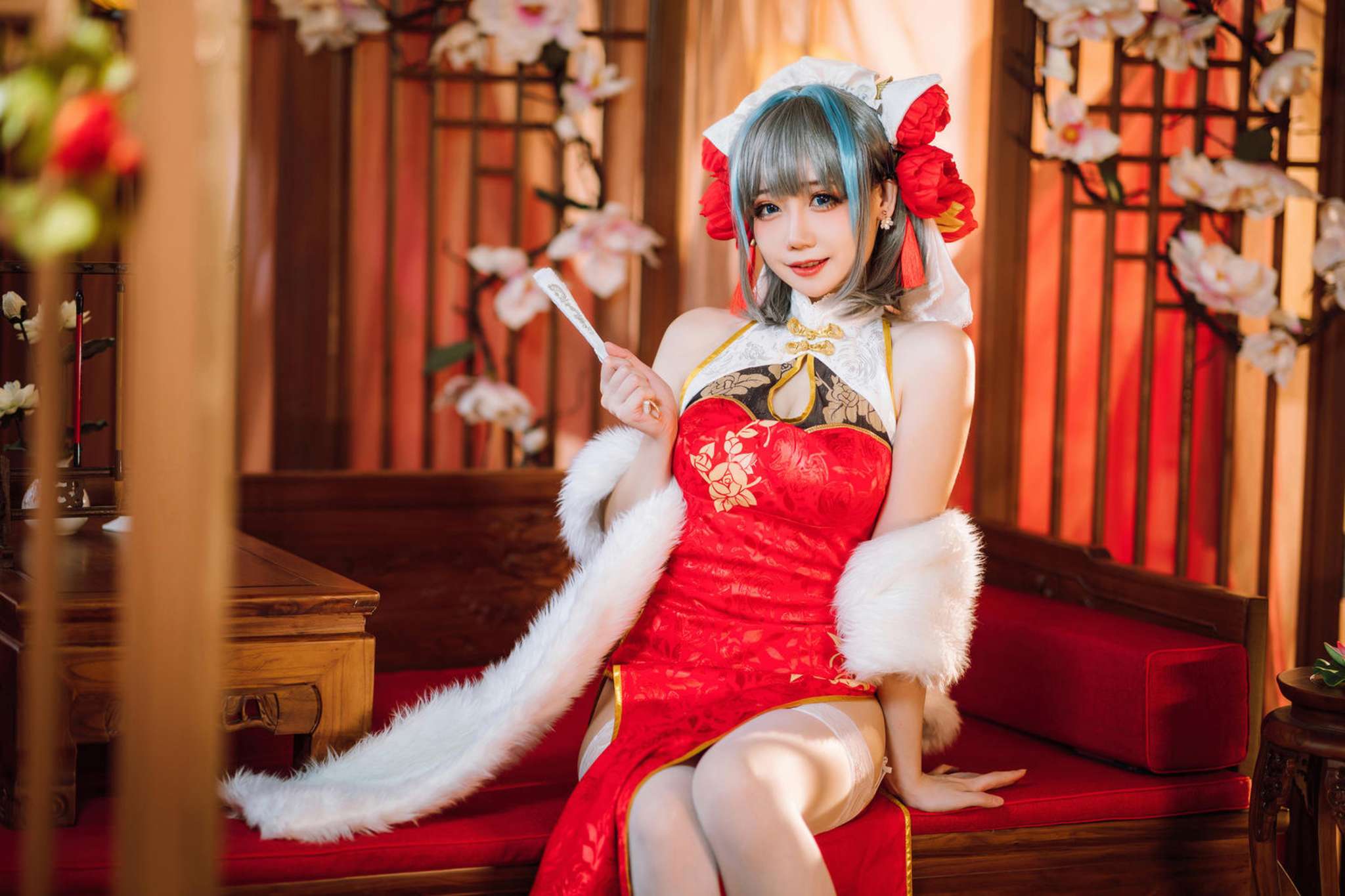 图片[5]-焖焖碳 Vol.049 柴郡旗袍 [29P-509MB]-蝶影二次元