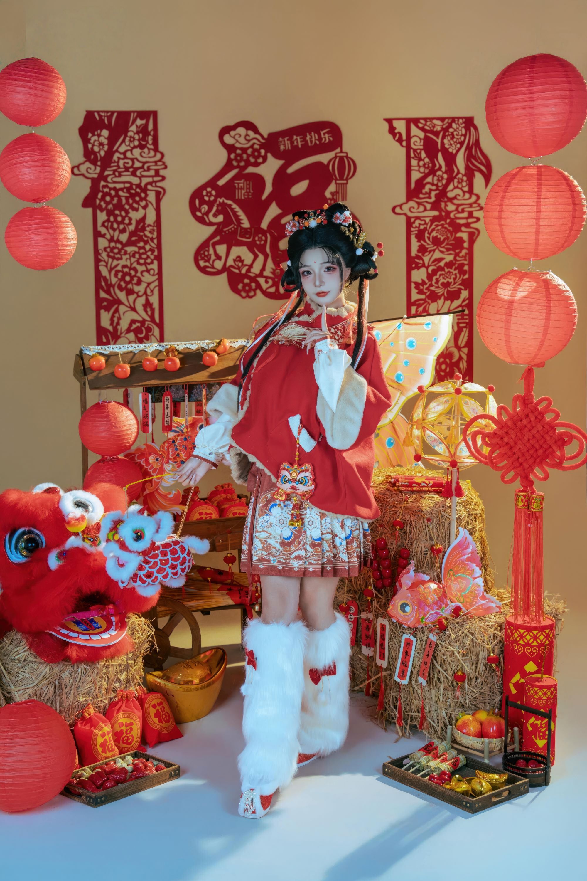 yuuhui玉汇 Vol.157 2026新春特辑 醒狮少女[131P2V-2.12G]-吾爱二次元