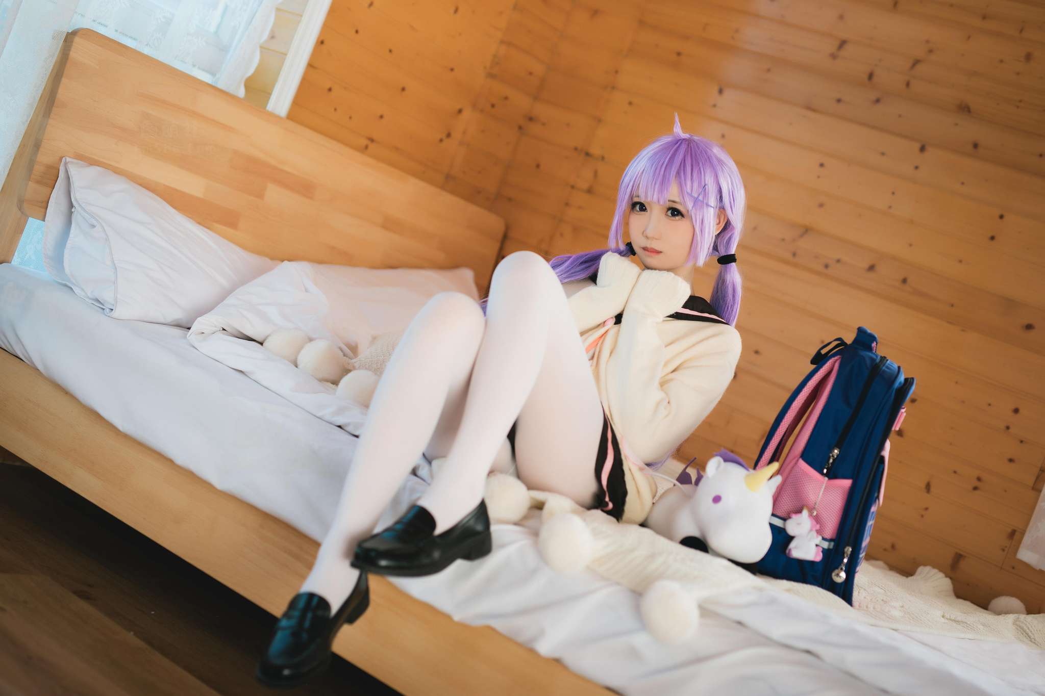 焖焖碳 Vol.052 独角兽JK制服[21P-51M]-吾爱二次元