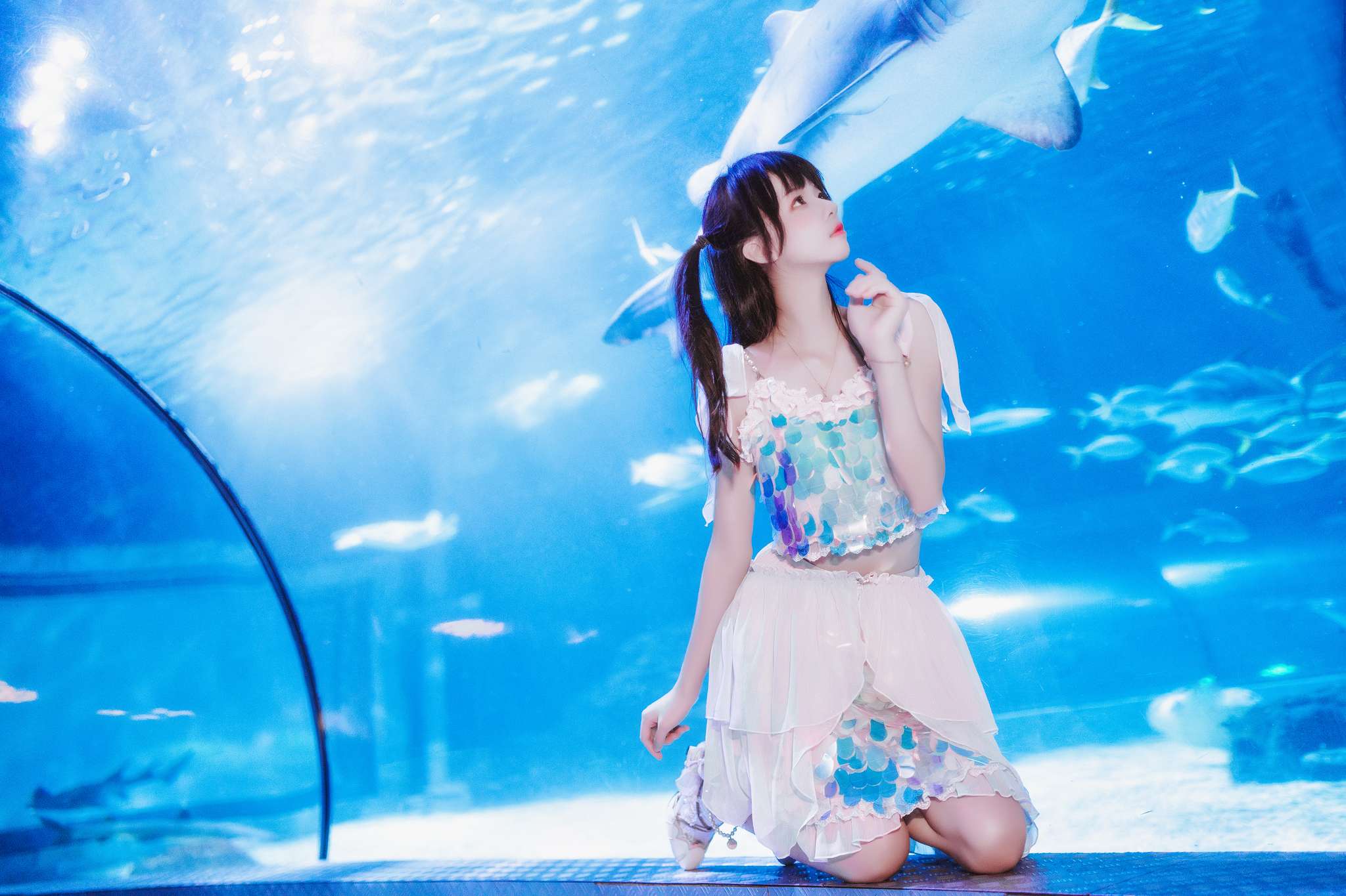 图片[2]-桜桃喵 Vol.202 水族馆 [15P-226MB]-吾爱二次元