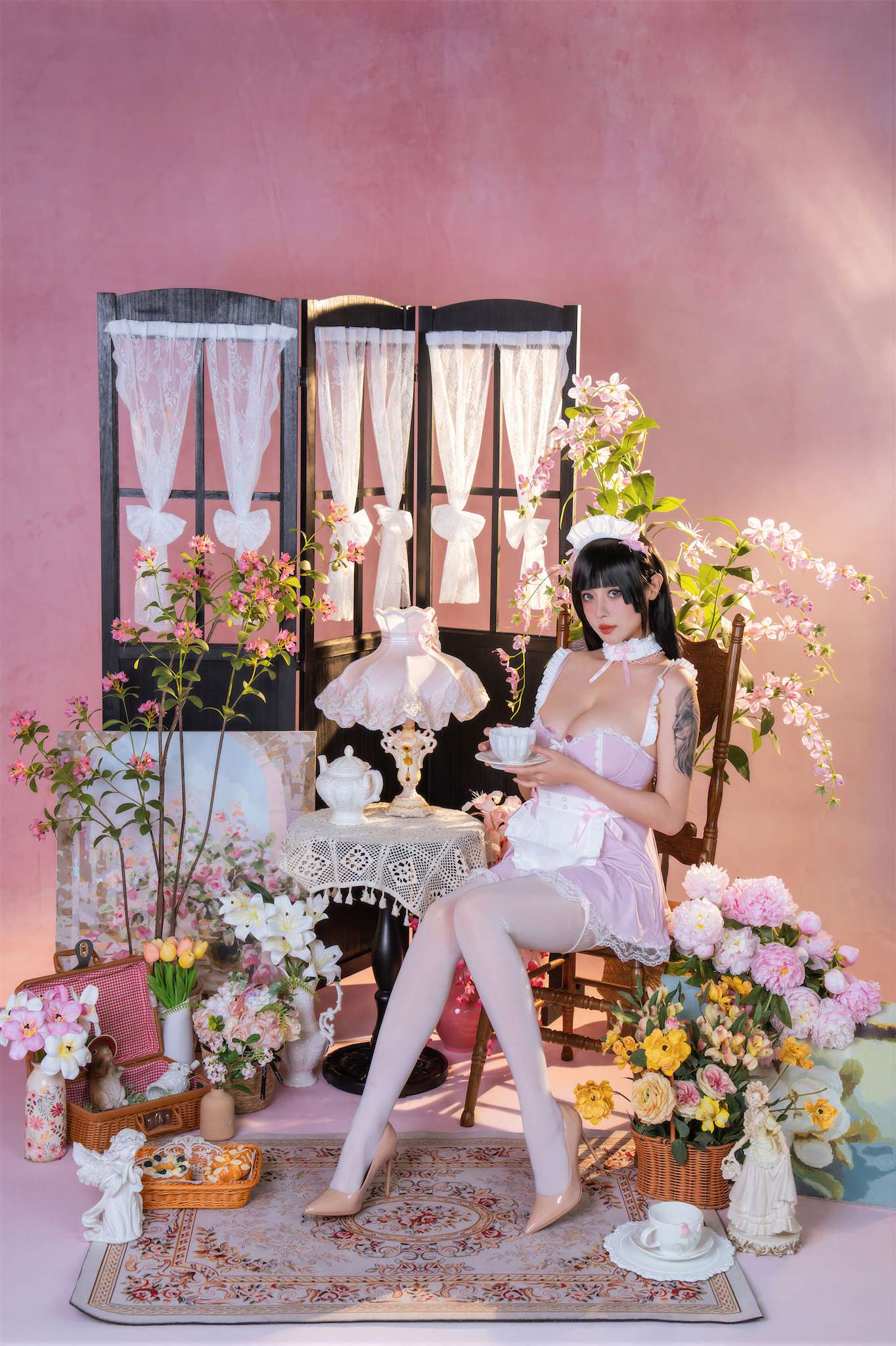 云溪溪 Vol.116 &奈汐酱nice 侍花礼 [100P1V-2.33G]-吾爱二次元