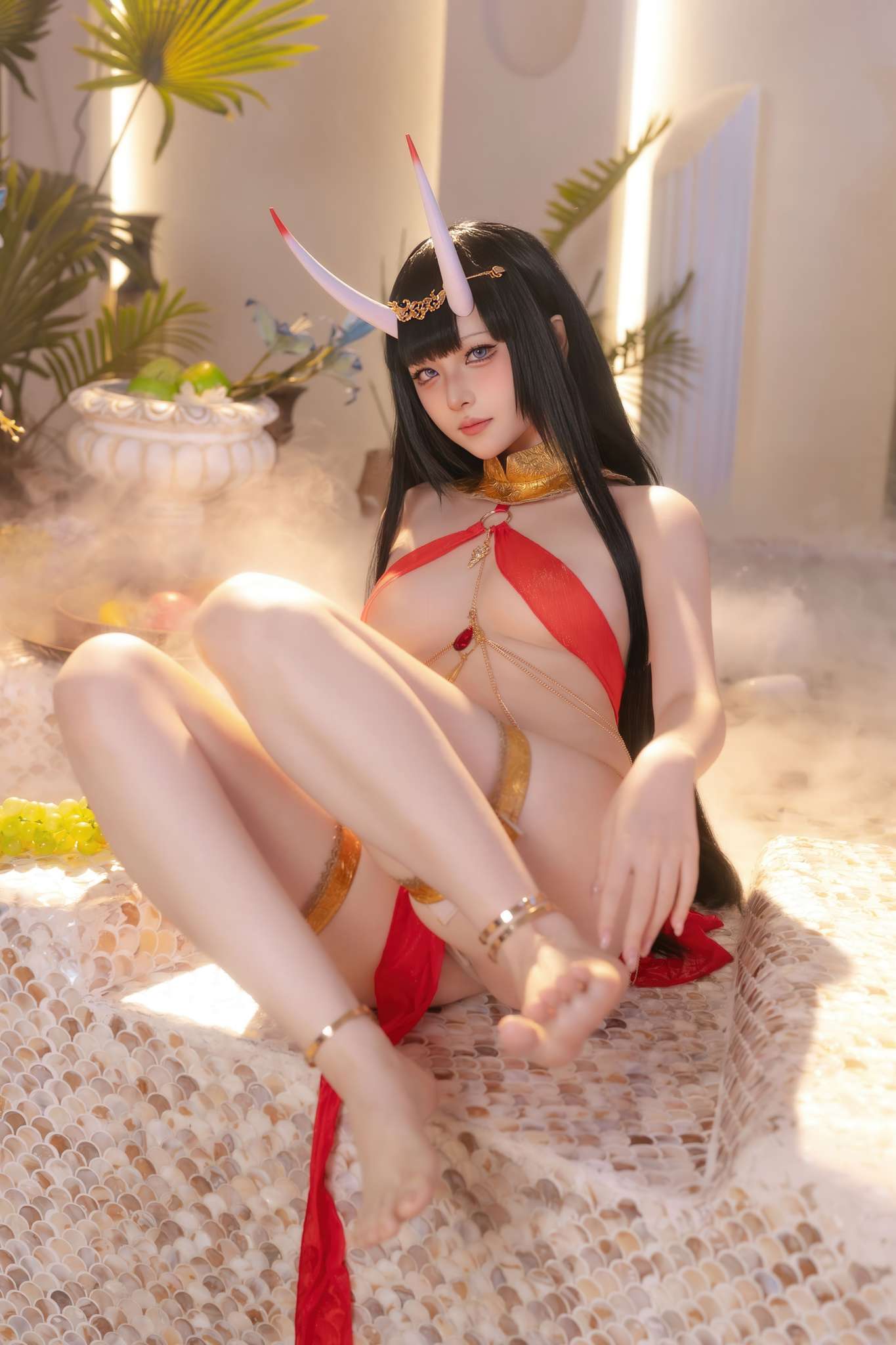屿鱼 Vol.050 赤纱浴影 [80P-473M]-吾爱二次元