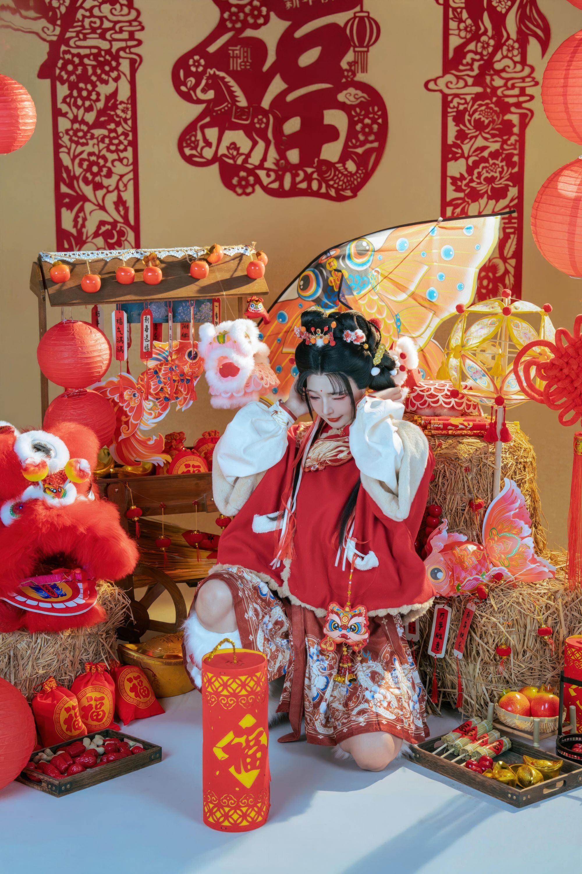 yuuhui玉汇 Vol.157 2026新春特辑 醒狮少女[131P2V-2.12G]-吾爱二次元
