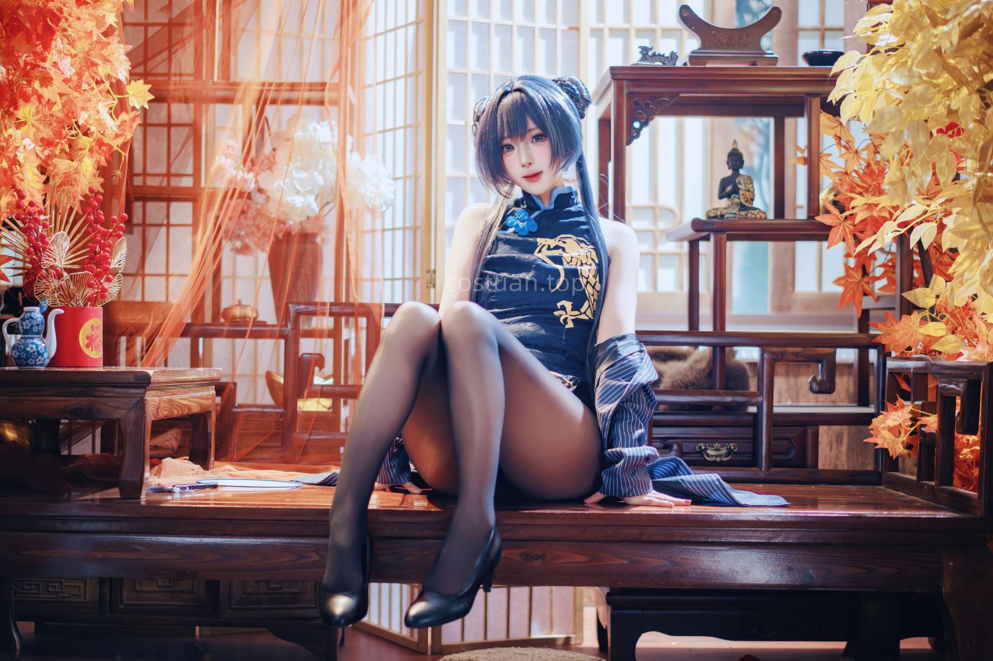 西园寺南歌 Vol.035 蔚蓝档案 妃咲 [51P-438MB]-吾爱二次元