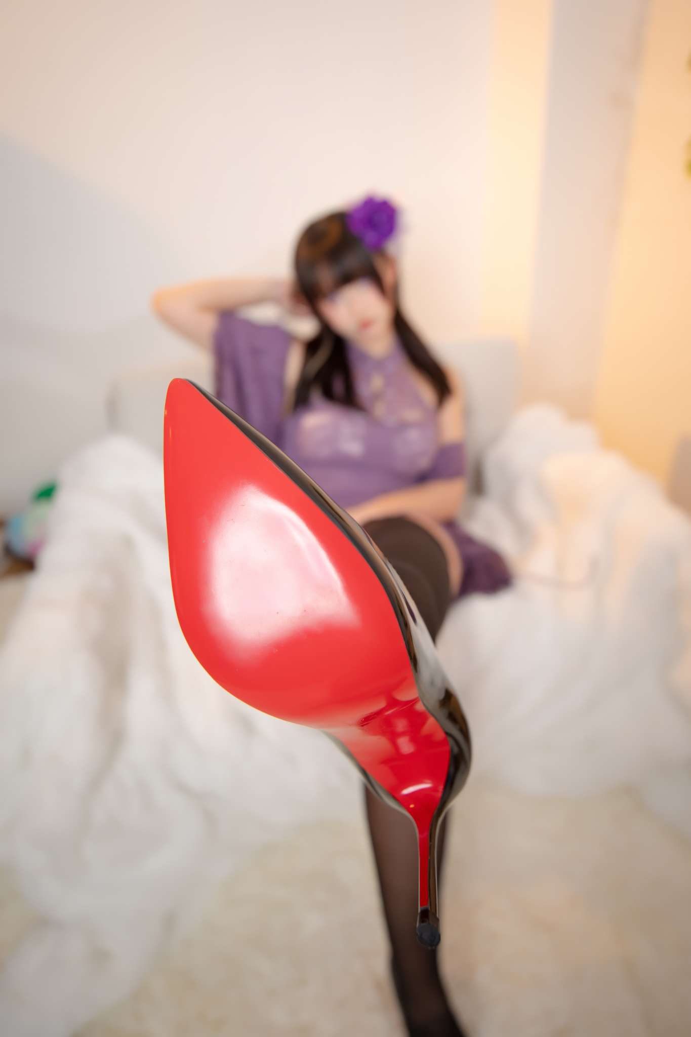 神楽坂真冬 Vol.208 紫色心情[75P2V-422M]-吾爱二次元