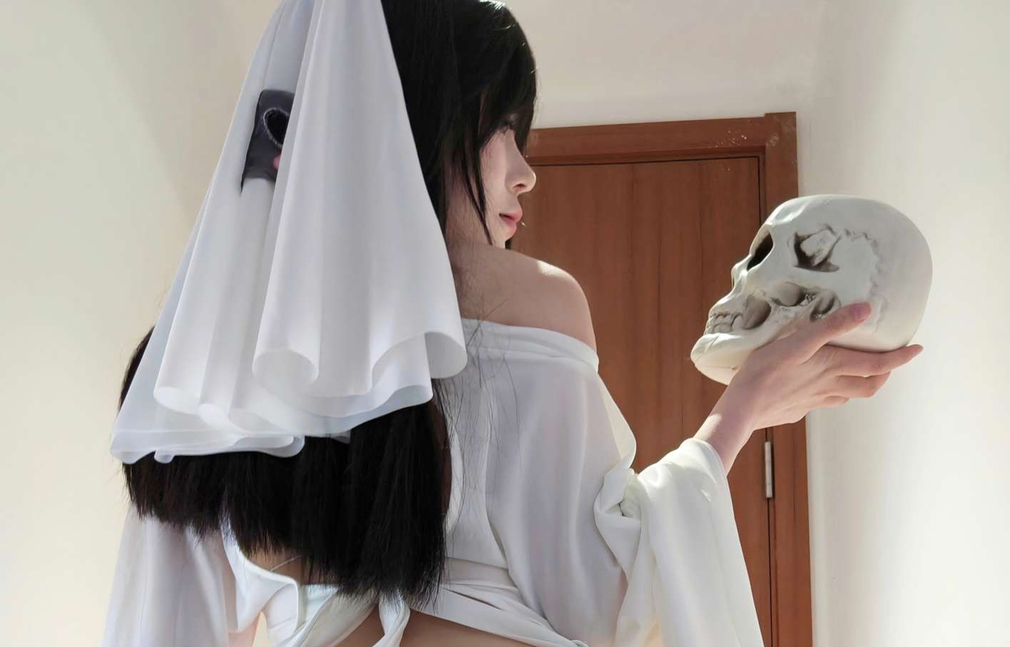 图片[2]-迷之呆梨 Vol.046 万圣节装扮 幽灵娘 [40P-587M]-吾爱二次元