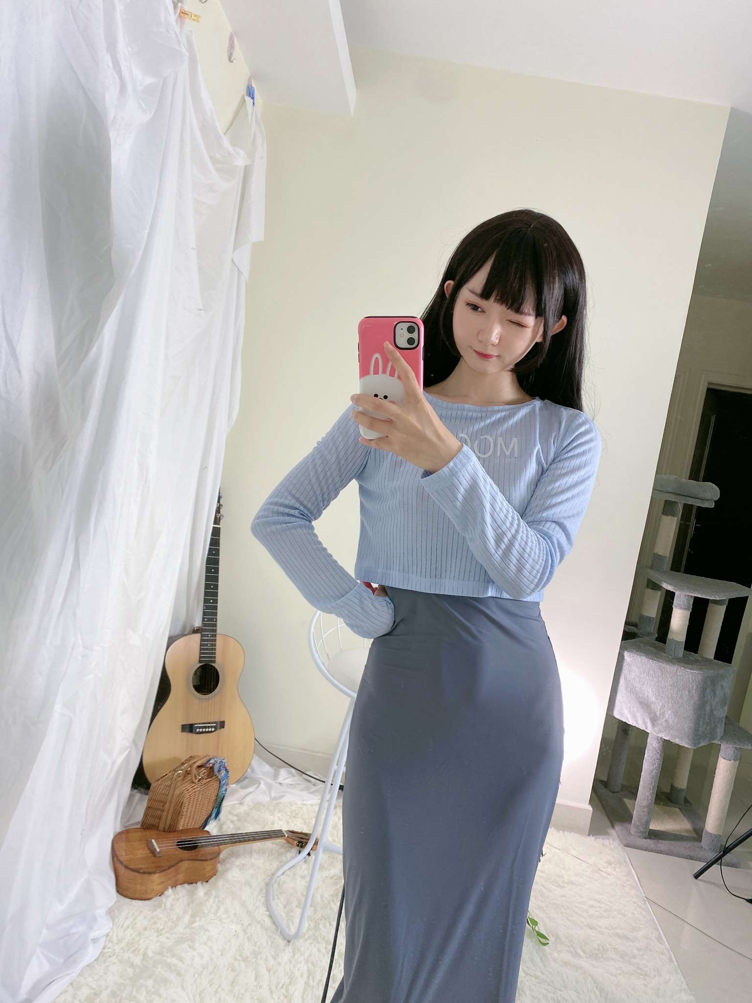 图片[2]-51酱 Vol.012 吉他妹妹 [25P3V-134MB]-吾爱二次元