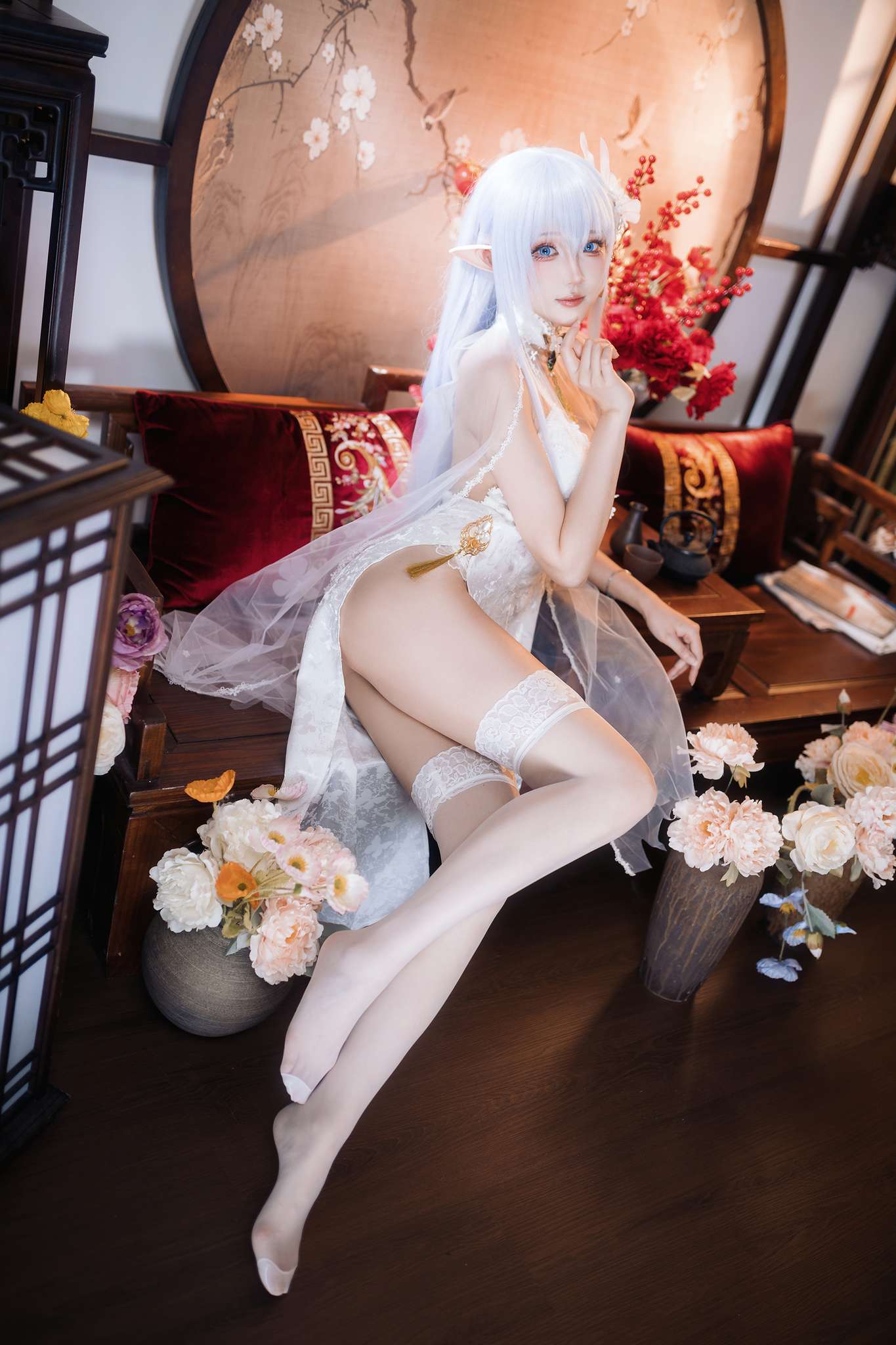 图片[2]-瓜希酱 Vol.094 阿尔比恩旗袍 [20P-62MB]-吾爱二次元