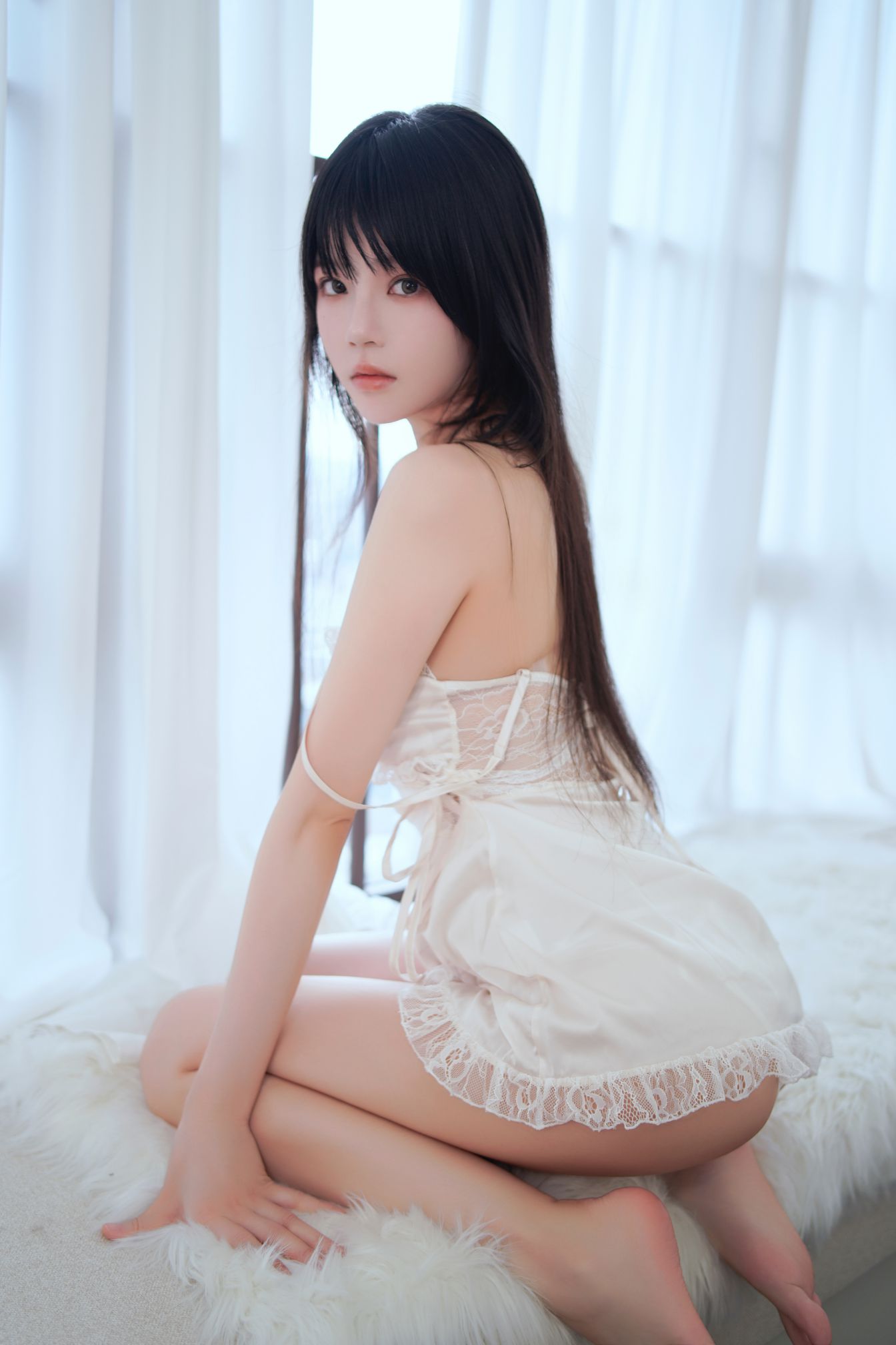 桜桃喵 Vol.201 奶油盛宴[16P3V-1.95G]-吾爱二次元
