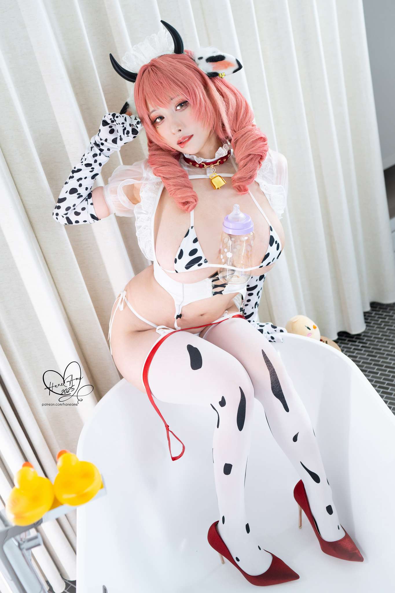 图片[3]-雨波_HaneAme Vol.435 2025年12月订阅 碧蓝航线 乳牛女仆 科本斯 [42P3V-292M]-蝶影二次元