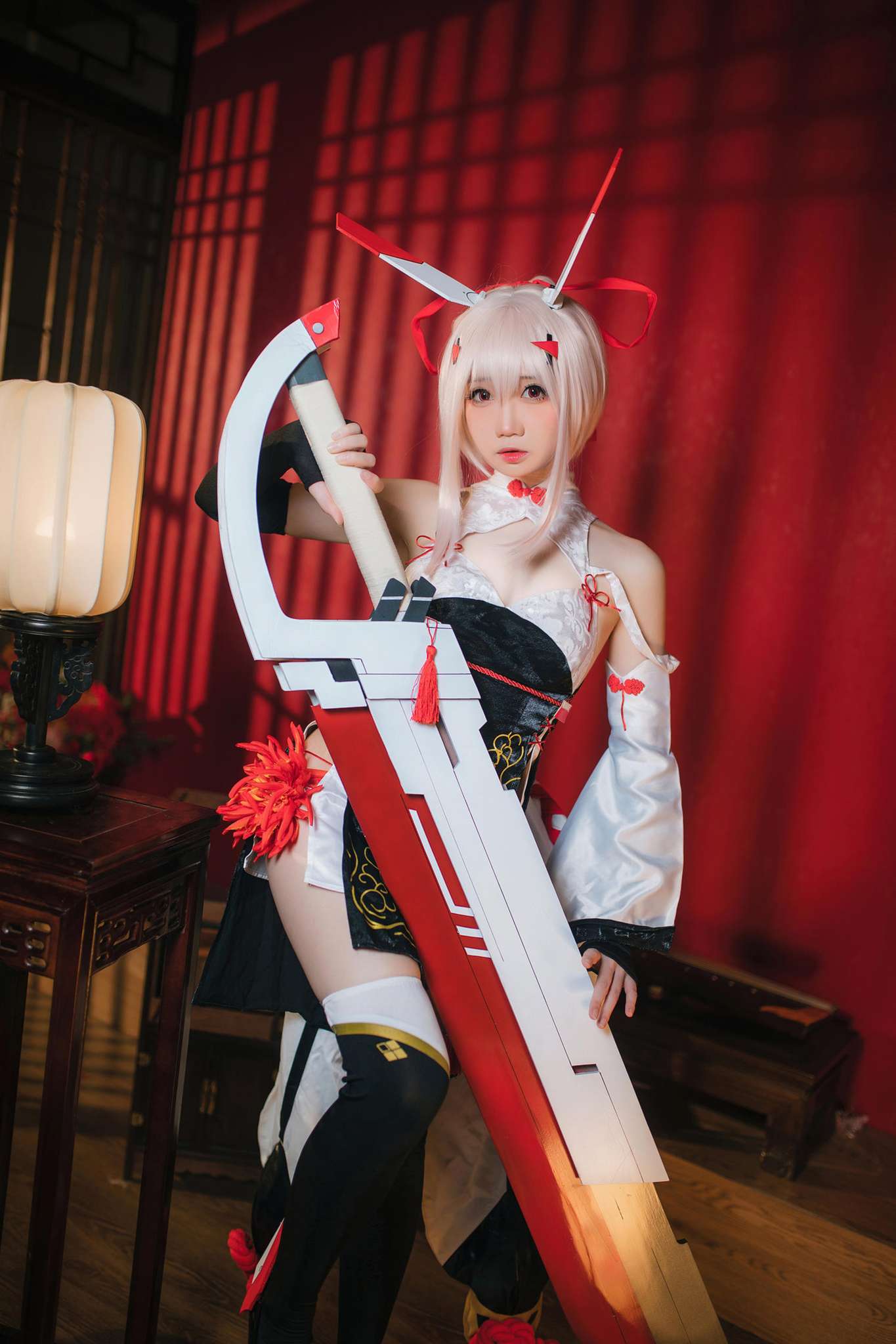 焖焖碳 Vol.047 绫波旗袍 [25P-375MB]-吾爱二次元