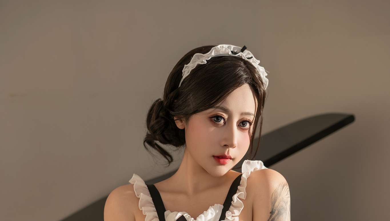 图片[3]-奈汐酱nice Vol.079 黑白女 仆[84P-842M]-吾爱二次元