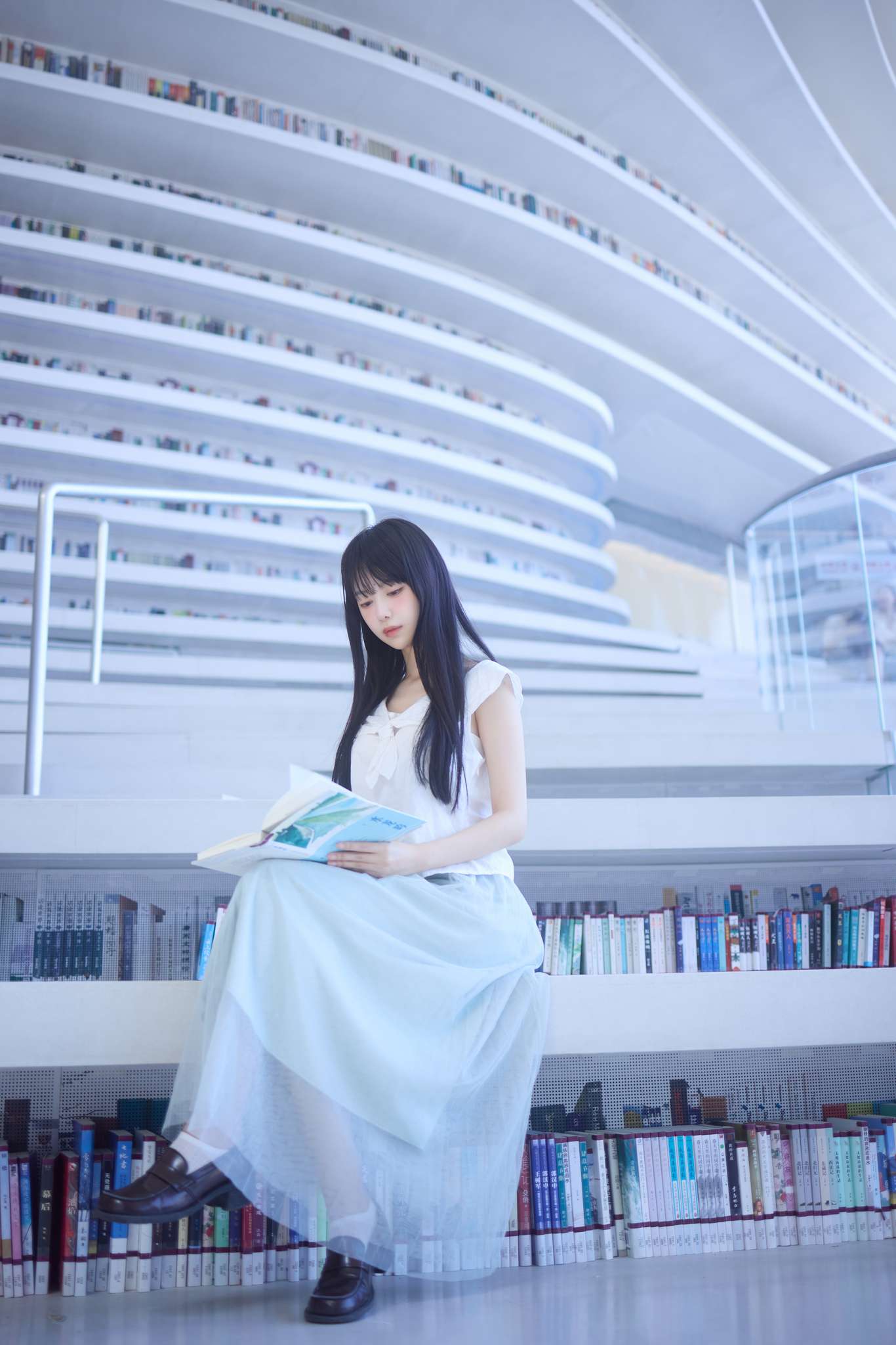 Shika小鹿鹿 Vol.128 图书馆[16P-295M]-吾爱二次元