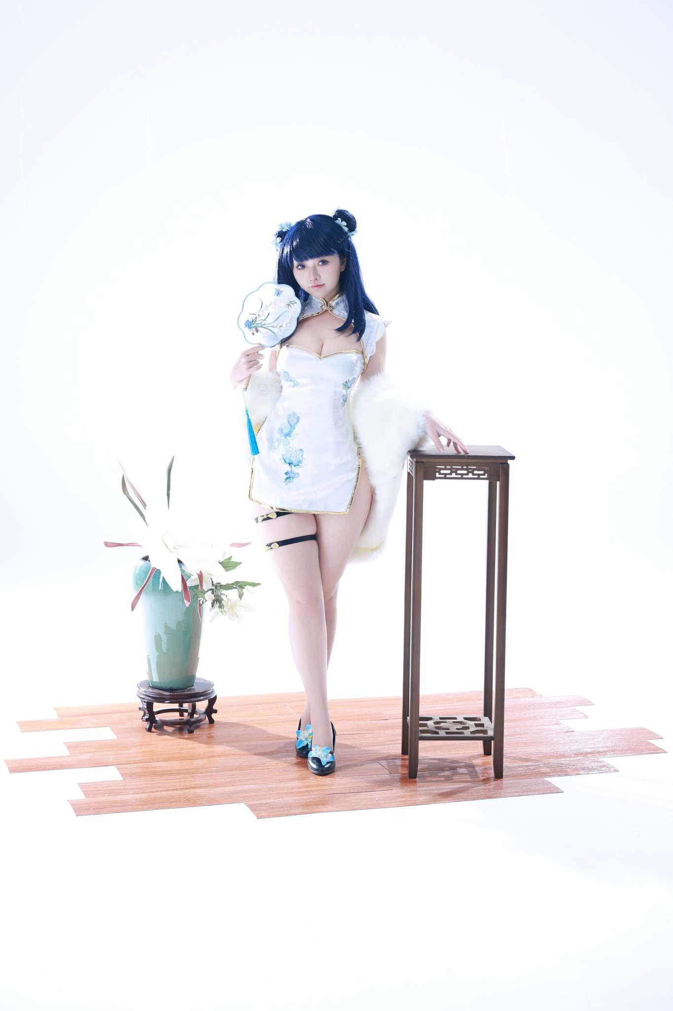 图片[3]-G44不会受伤 Vol.128 宝多六花旗袍 [34P-384MB]-吾爱二次元