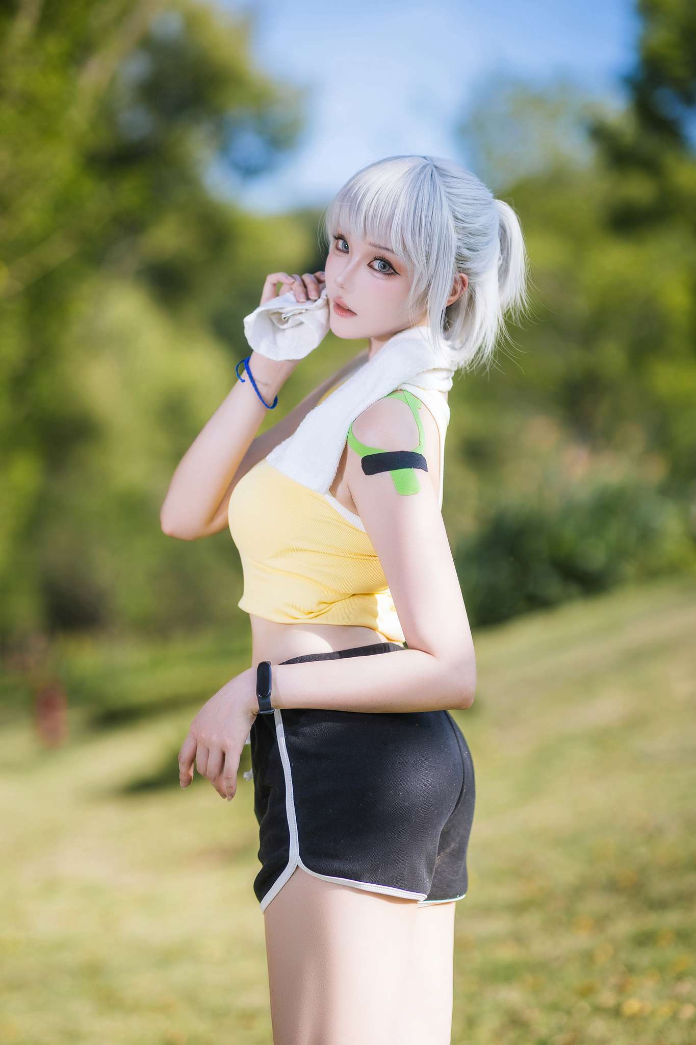 图片[5]-瓜希酱 Vol.104 白月魁运动服 [15P-50.9MB]-吾爱二次元