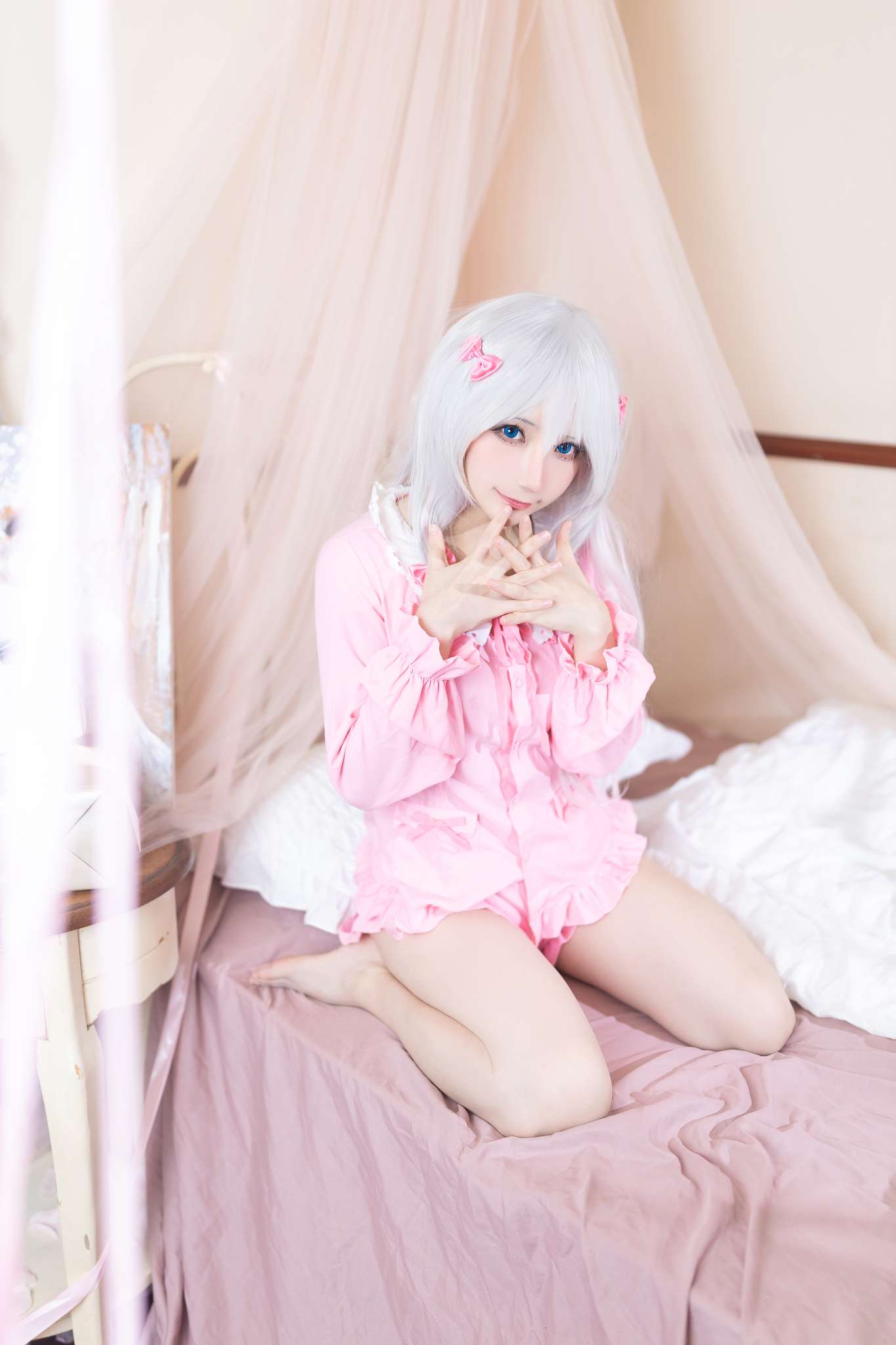 是三不是世w Vol.045 纱雾 埃罗芒睡衣[27P-450M]-吾爱二次元