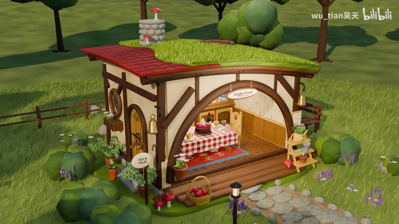 Fluffy Grove：三轮 Blender 林间小屋