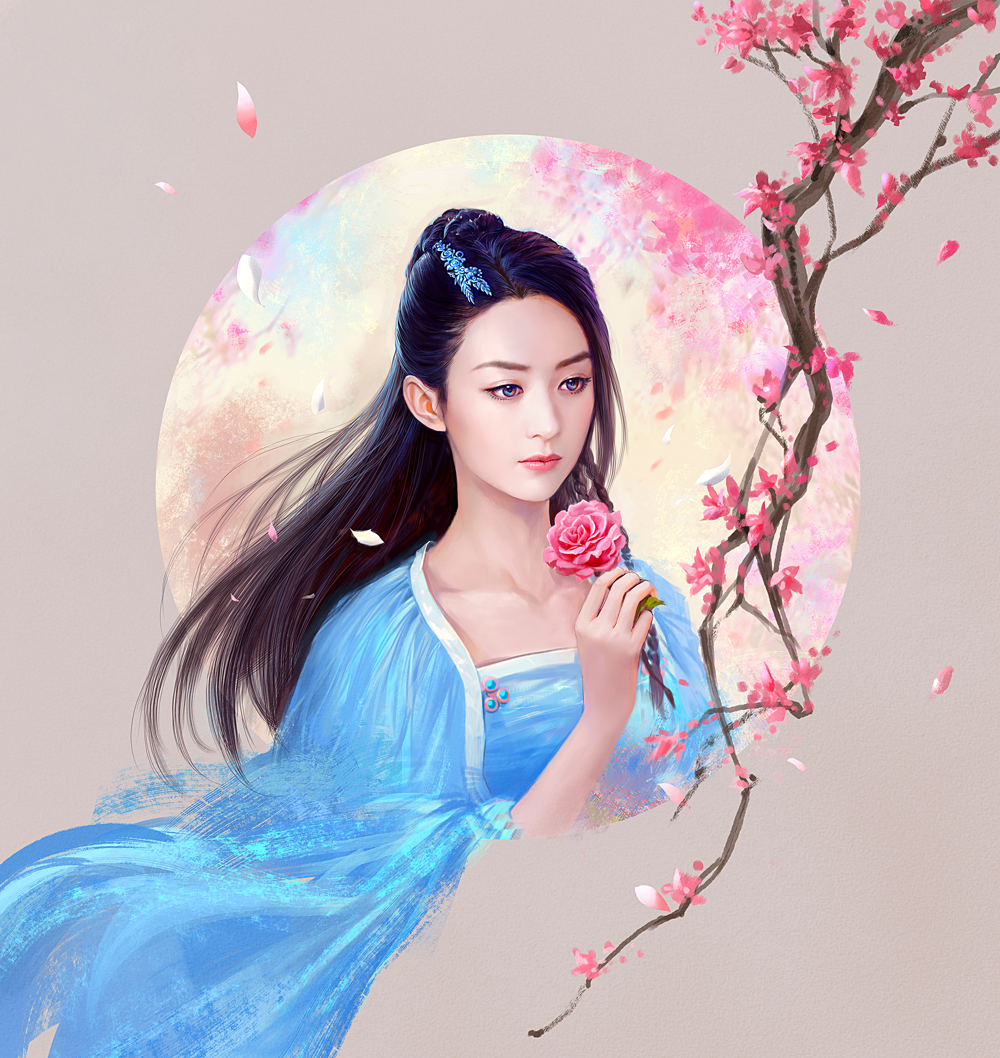 楚乔传系列插画 _ 董绍华- _ 哔哩哔哩相簿