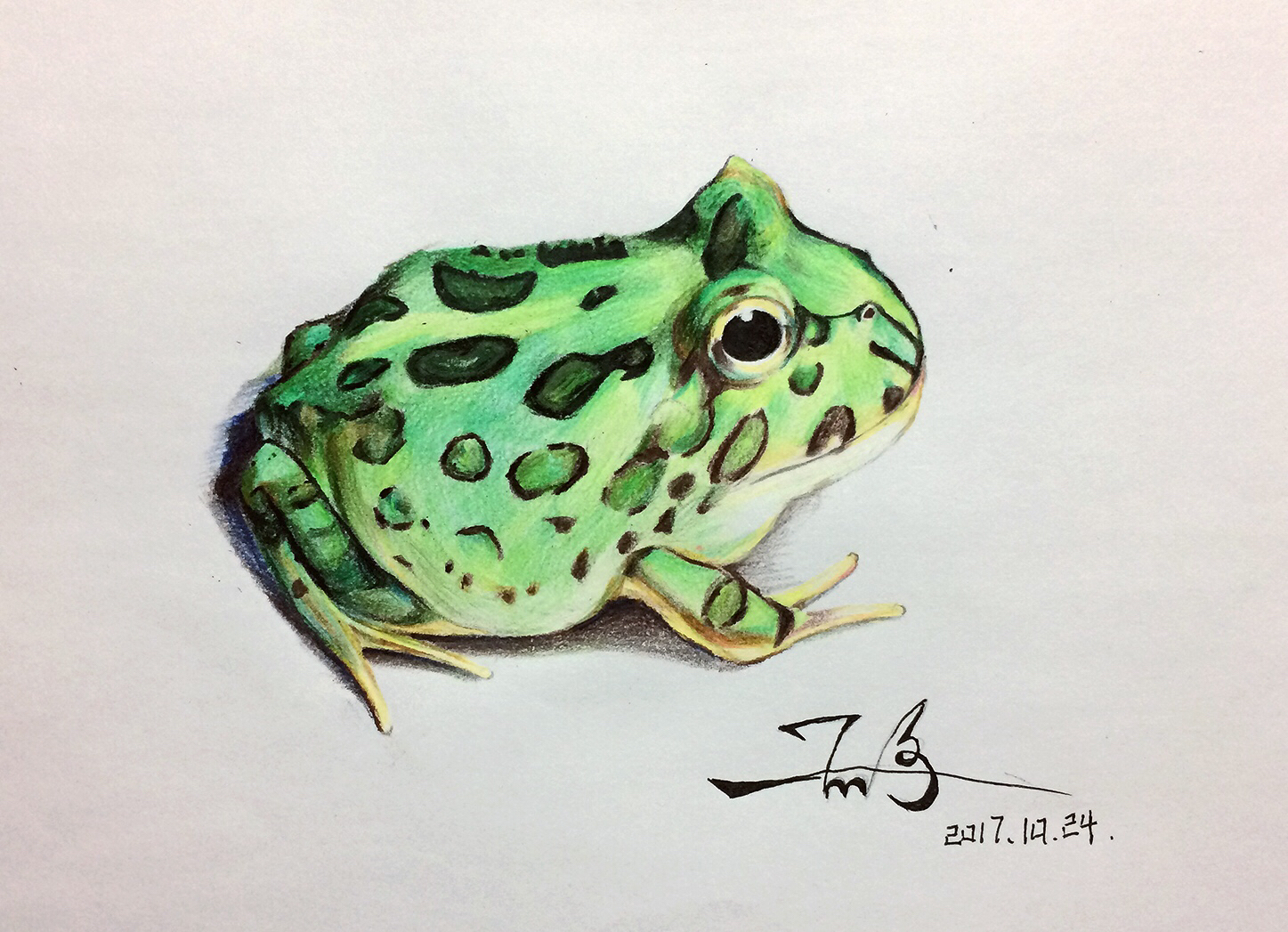 没事画了只角蛙,不知不觉都2点啦浏览:160收藏:0支持:10上传时间:2017