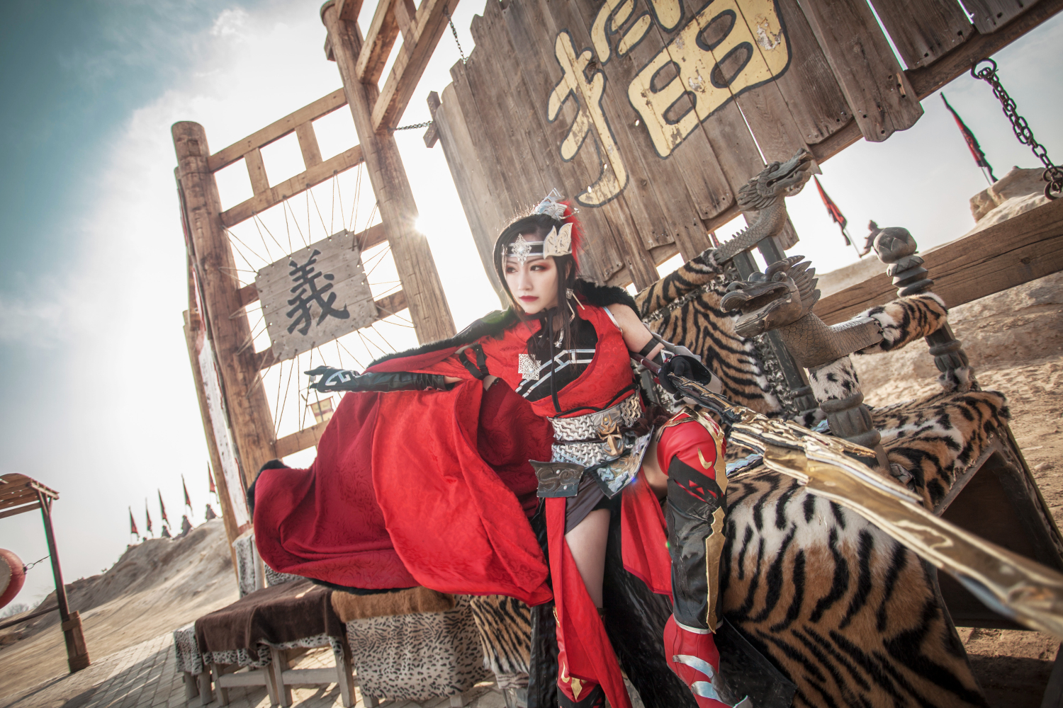 【大漠苍狼】天策 破虏军娘 剑网三