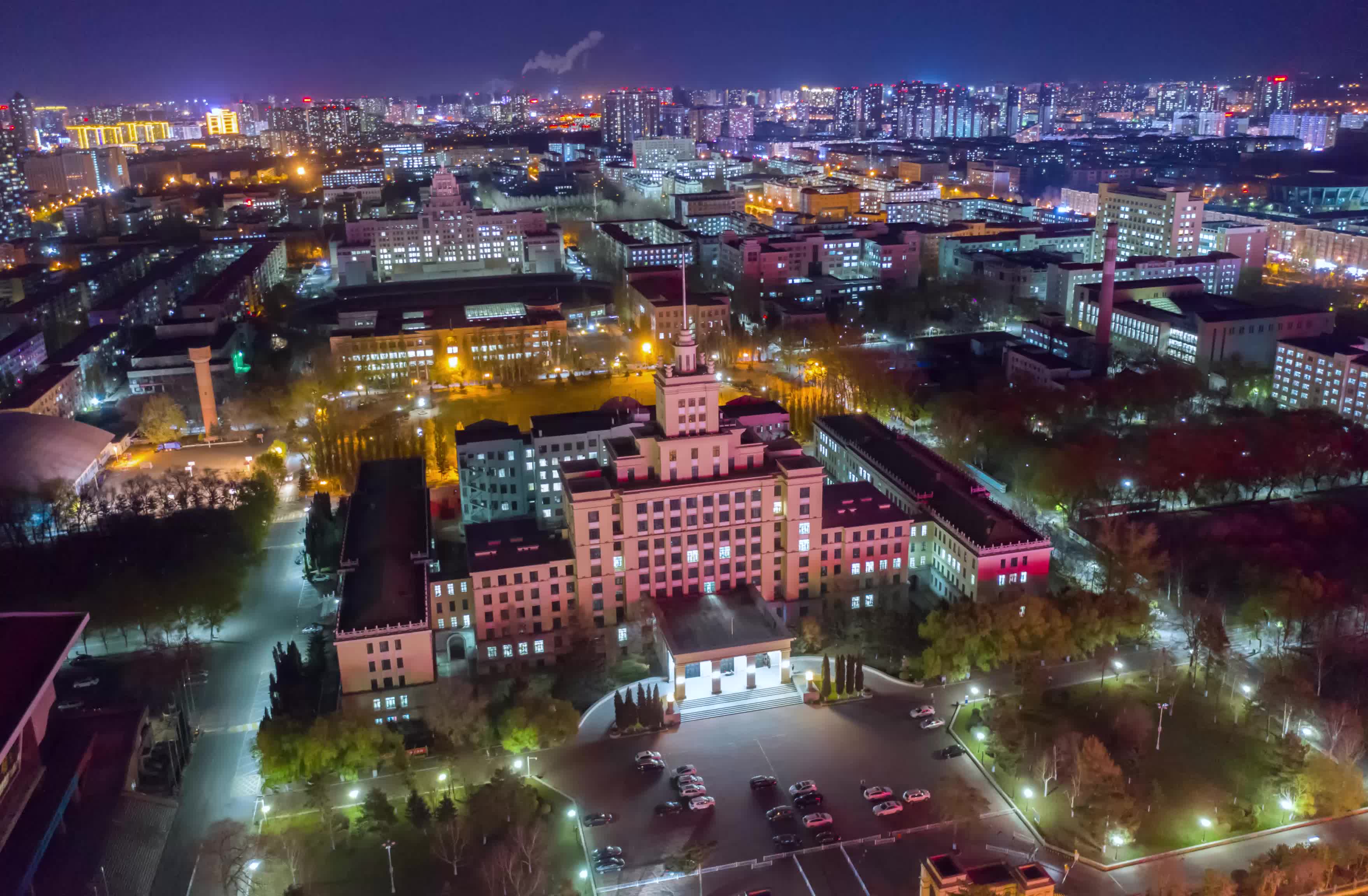 黑龙江大学 全景图图片