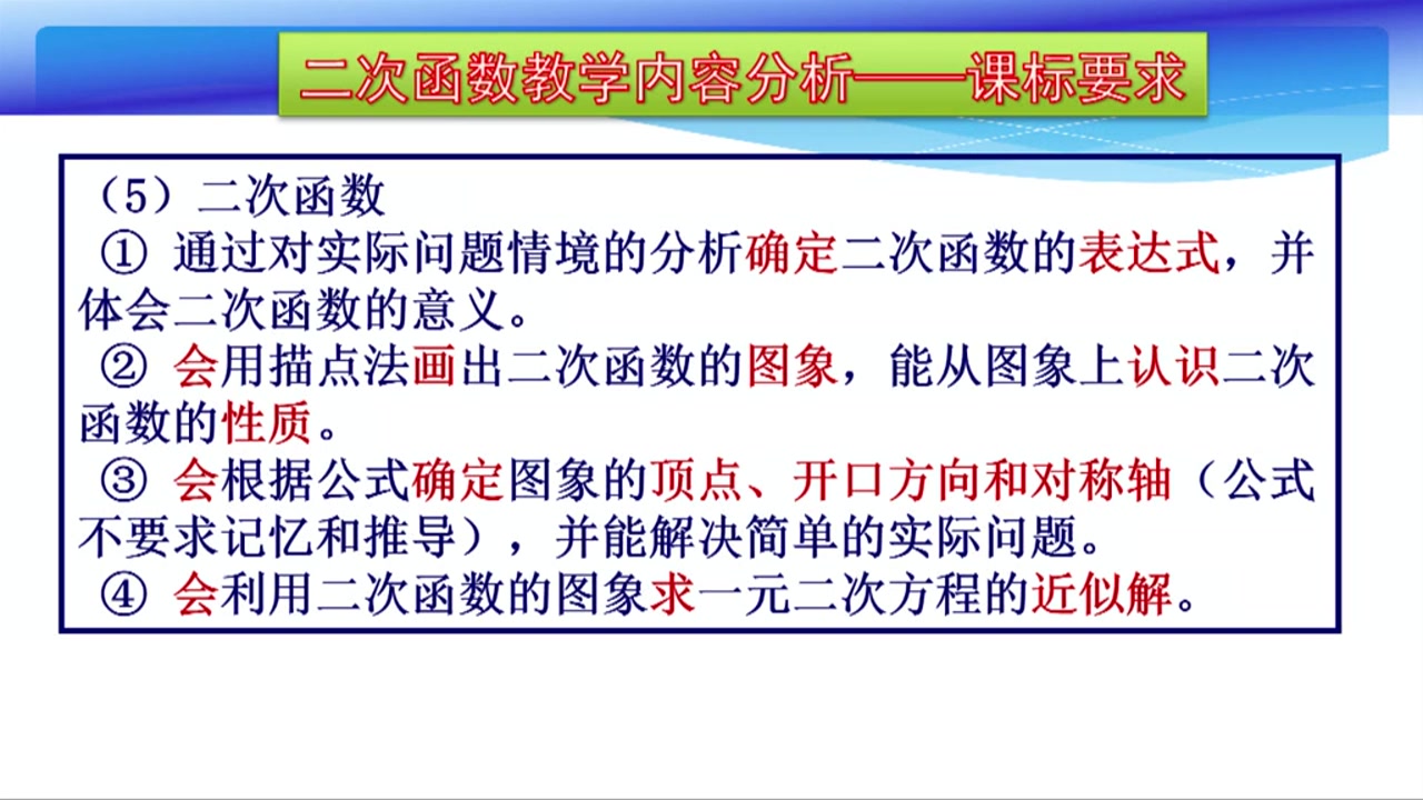 二次函数 初中数学“二次函数”教学问题解决与课例观摩哔哩哔哩bilibili