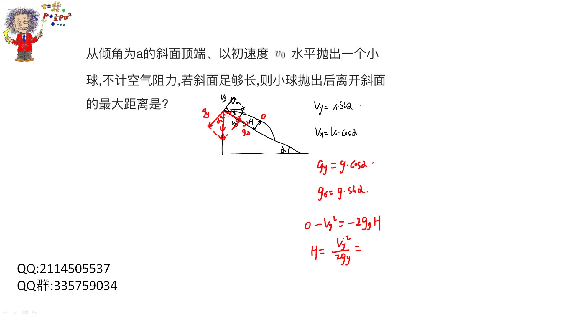 类平抛运动图解图片