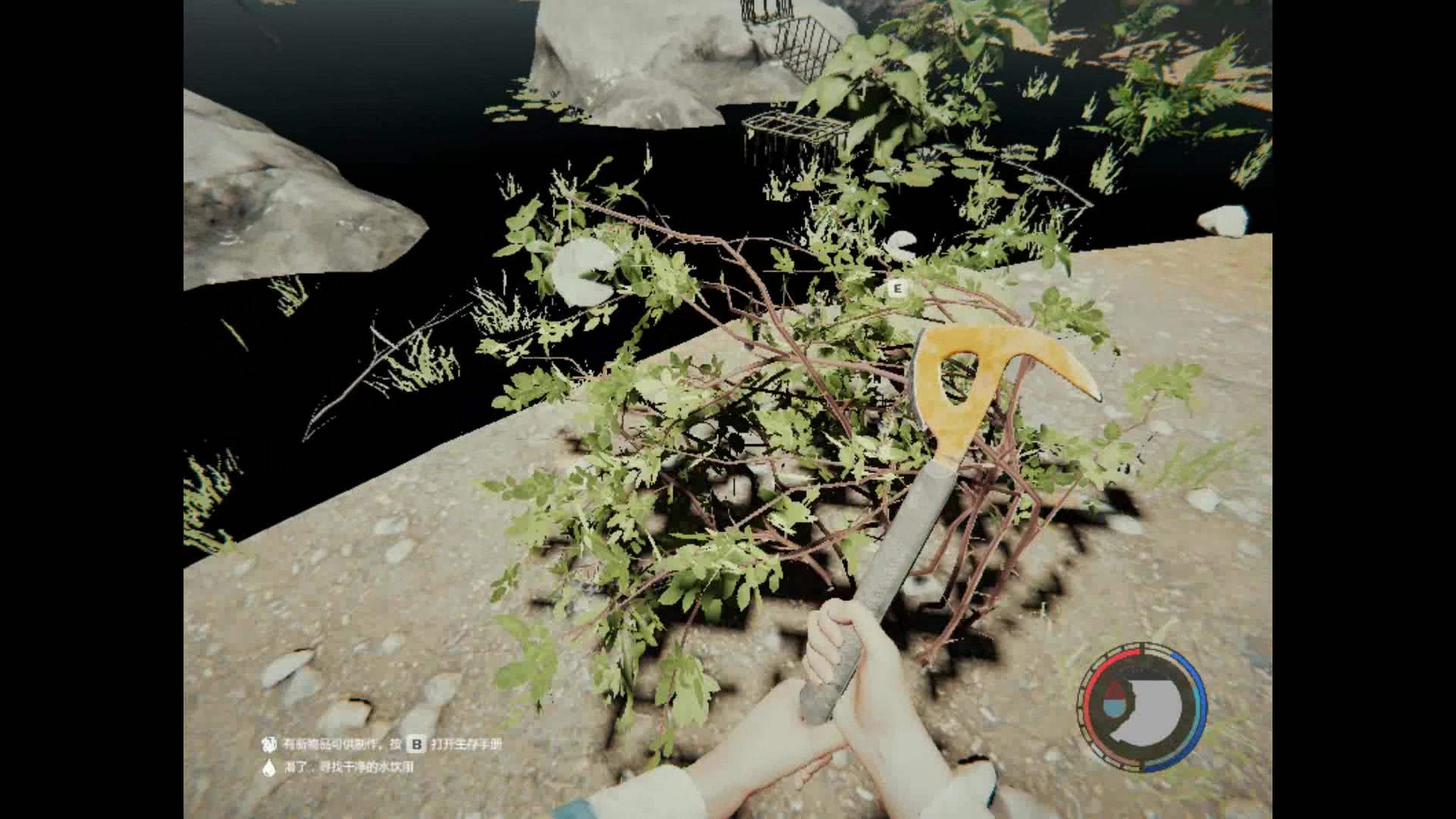 [卷毛解说] the forest(森林)ep1 寻找现代斧,指南针和地图