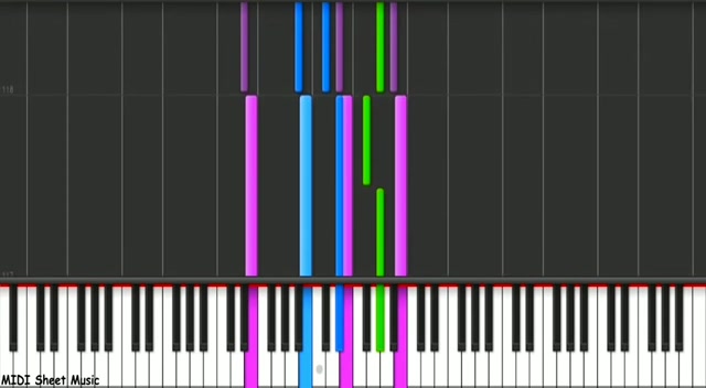 [图]【Synthesia】町、時の流れ、人（MIDI） - CLANNAD